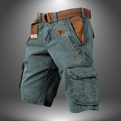 SEAN | SHORT CARGO ARTIGIANALE CON TASCHE