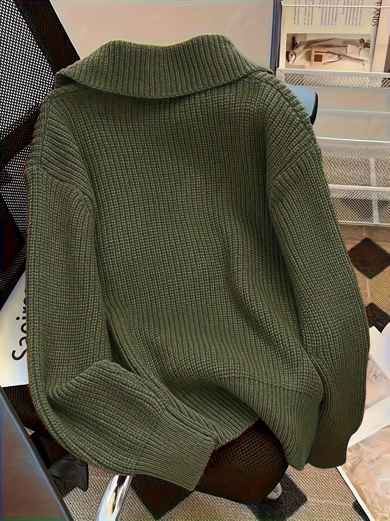 Chiara™ – Cardigan a maglia con maxi bottoni