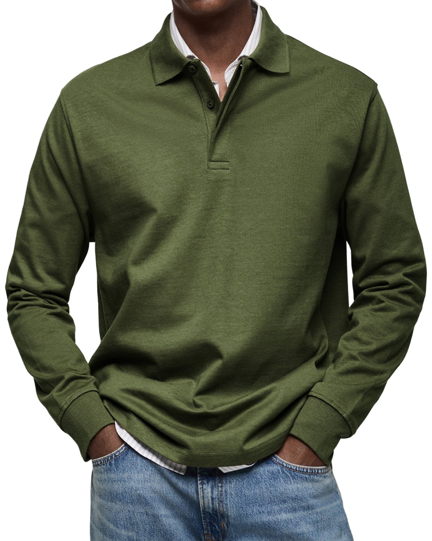 ROSSI ROMA™ | POLO CASUAL A MANICHE LUNGHE