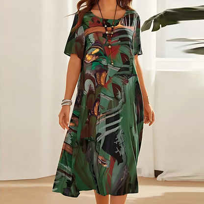 Filomena™ | Abito a Fiori Comodo