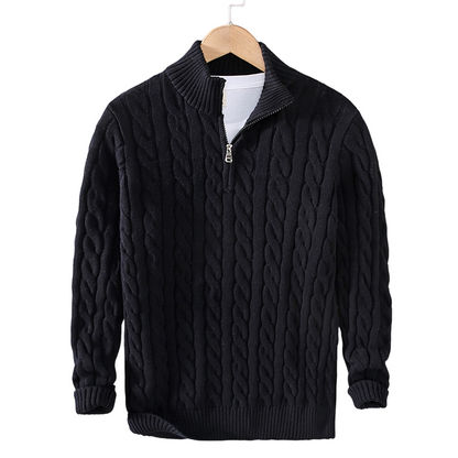 FABIO | MAGLIONE DI LUSSO CON ZIP