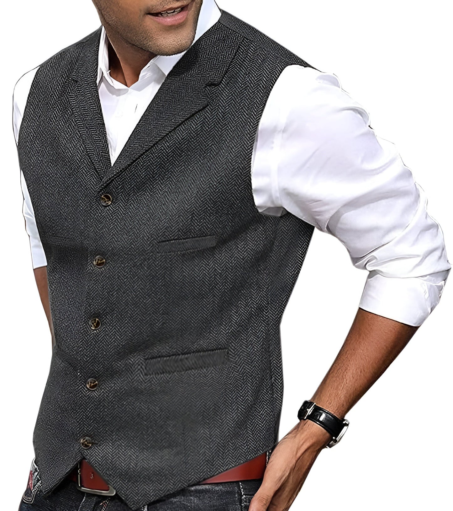 ROSSI ROMA™ Gilet da uomo elegante