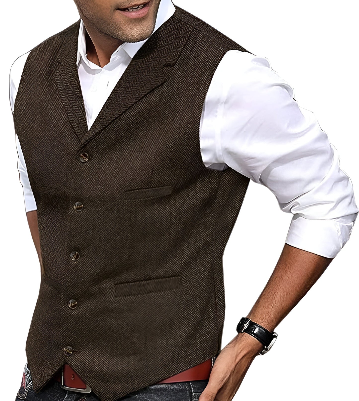 ROSSI ROMA™ Gilet da uomo elegante