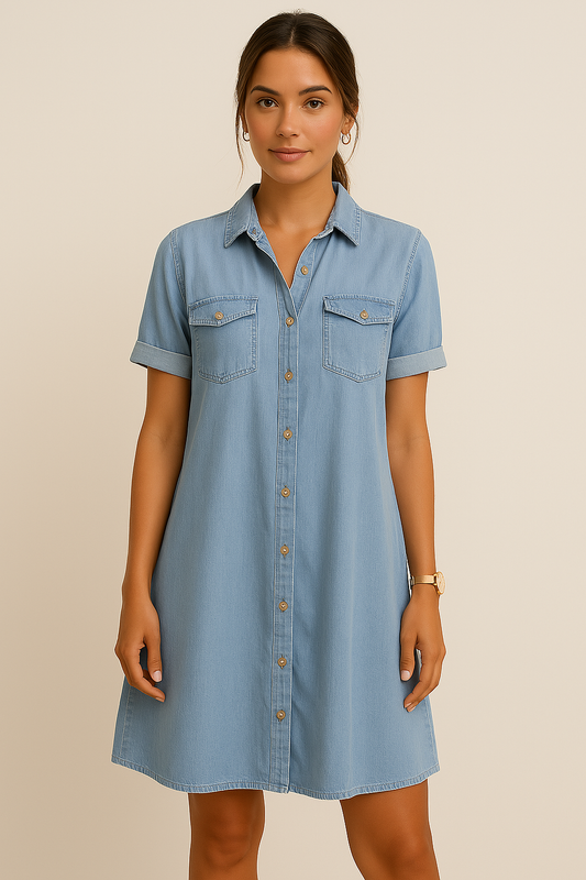 Claire™ | Abito in Denim