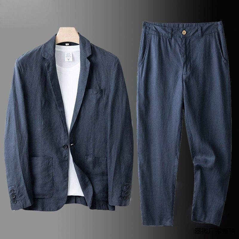 ROSSI ROMA™ Completo da uomo in lino