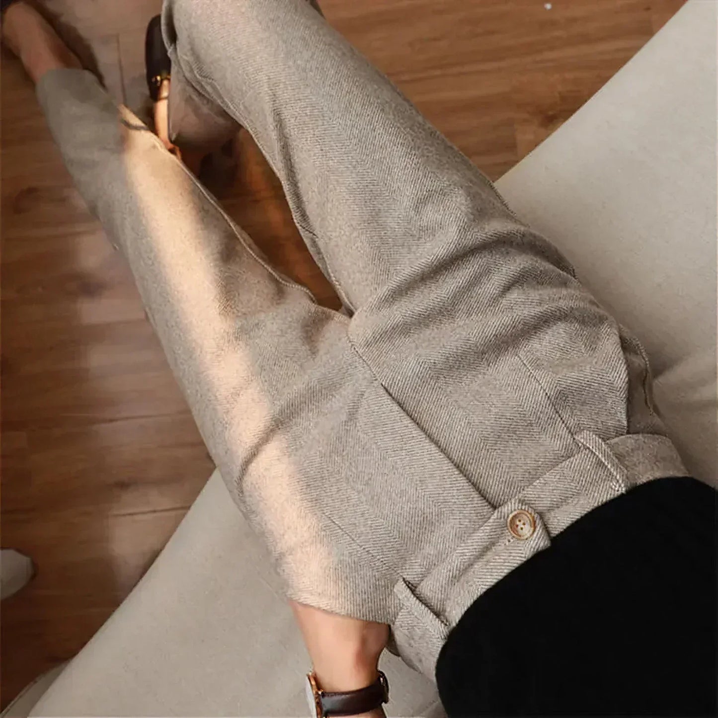 LUCA | PANTALONI IN TESSUTO DI LUSSO