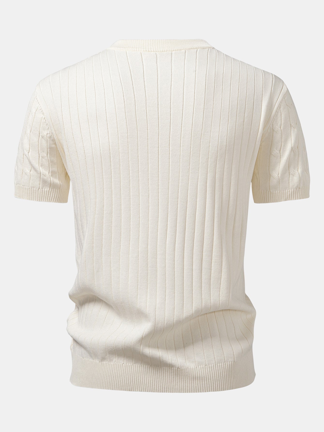 CAMICIA HENLEY A MAGLIA TWIST & PANTALONI SLIM FIT A GAMBA STRETTO