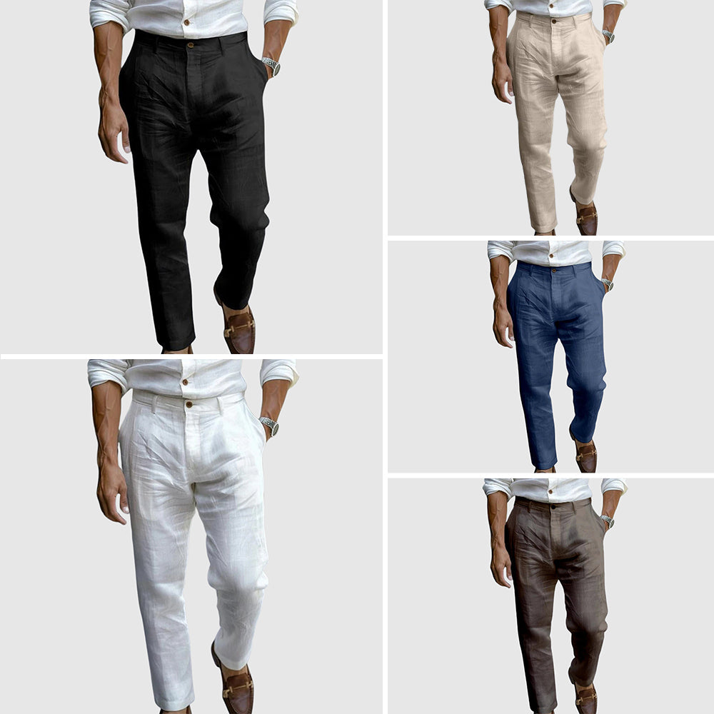 PANTALONI IN LINO ELEGANTI (1+1 OMAGGIO)