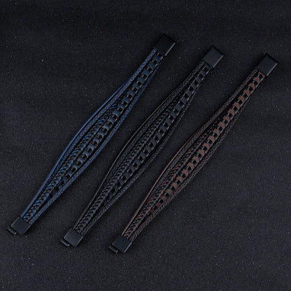 ROSSI ROMA | BRACCIALE DA UOMO DI PELLE DI LUSSO