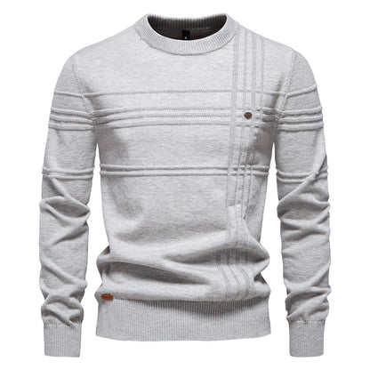 ROSSI ROMA™ | ELEGANTE MAGLIONE DA UOMO LAVORATO A MAGLIA