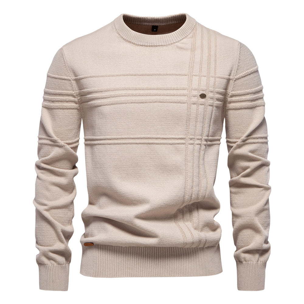 ROSSI ROMA™ | ELEGANTE MAGLIONE DA UOMO LAVORATO A MAGLIA