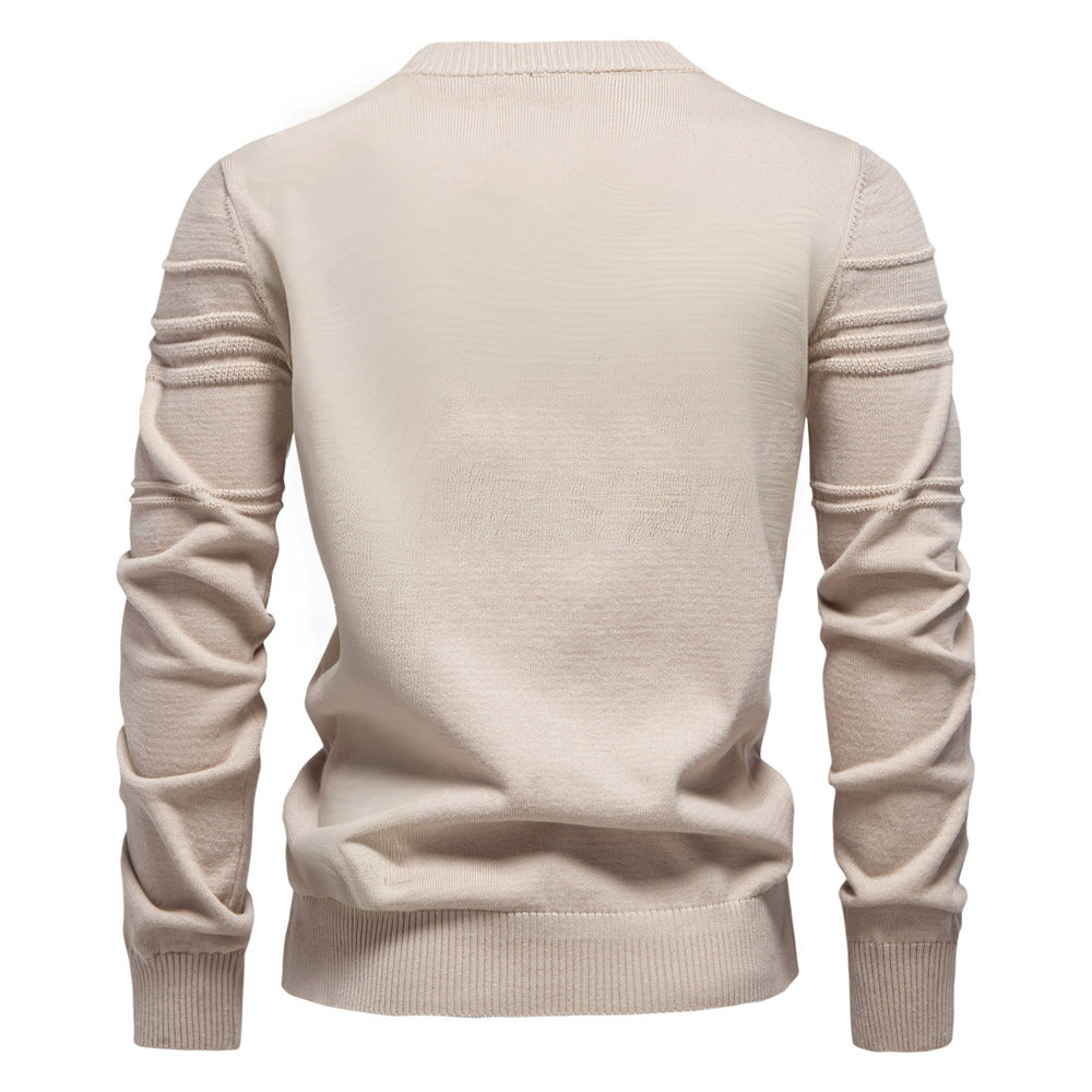 ROSSI ROMA™ | ELEGANTE MAGLIONE DA UOMO LAVORATO A MAGLIA