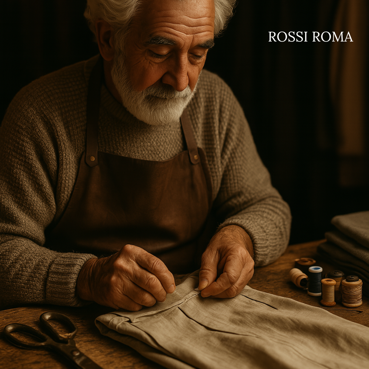 PANTALONI DA SPIAGGIA IN LINO