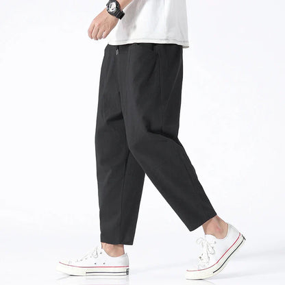 KYOTO | PANTALONI CROPPED IN LINO