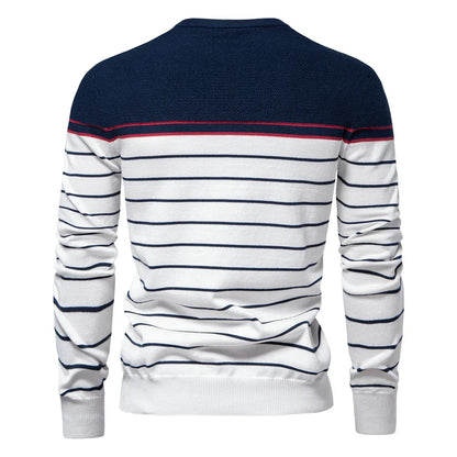 ROSSI ROMA™ | MAGLIONE DA UOMO CON DISEGNO A RIGHE
