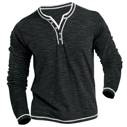 ELVEZIO | MAGLIA LEGGERA A MANICHE LUNGHE CON SCOLLO A V