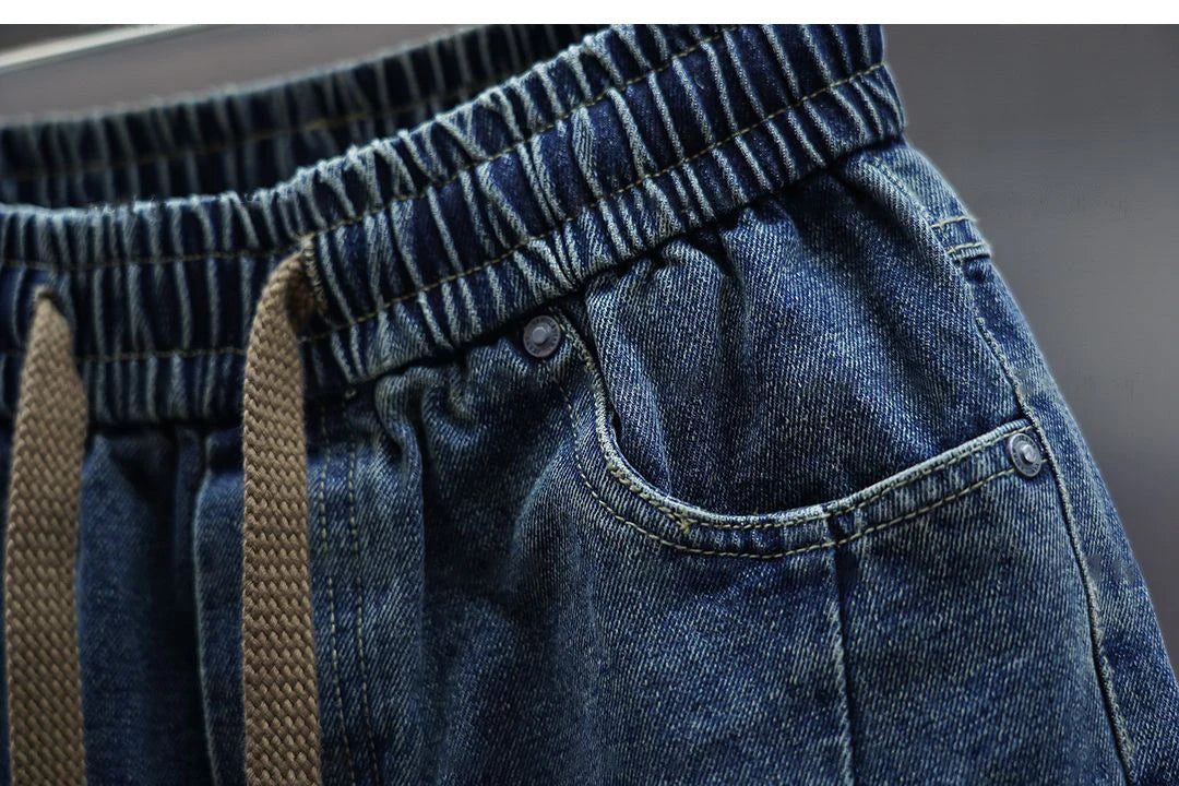 ROSSI ROMA™ | PANTALONI LARGHI IN DENIM