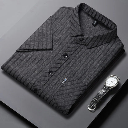 ROSSI ROMA | POLO BUSINESS CON DETTAGLIO A RIGHE