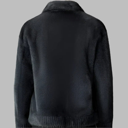 ROSSI ROMA | CAPPOTTO CORTO DI LUSSO IN PELLICCIA DI VISONE