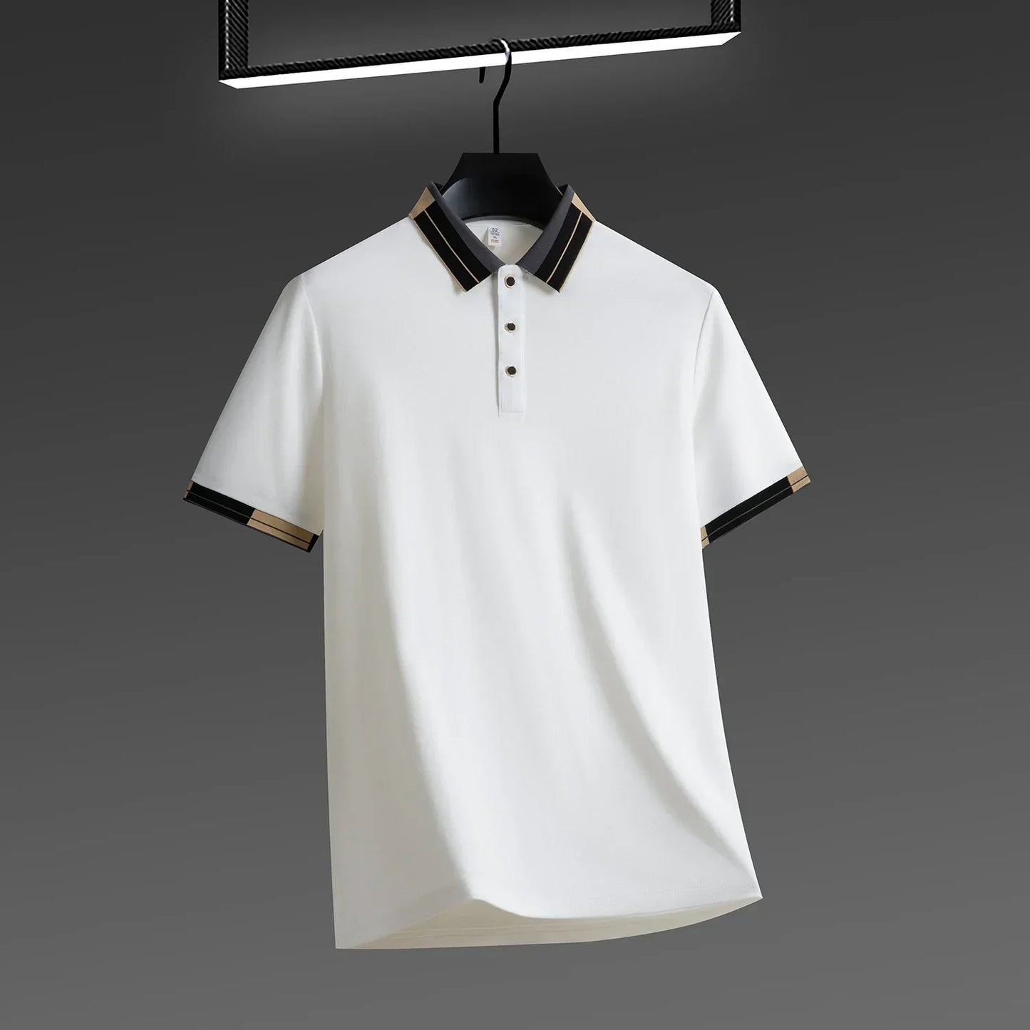 ROSSI ROMA™ | POLO CON FINITURE A CONTRASTO