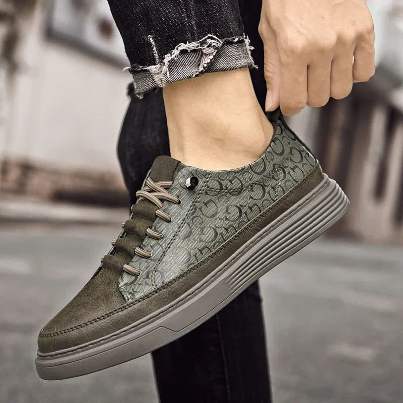 GIULIANO | SCARPE DA GINNASTICA IN PELLE ITALIANA