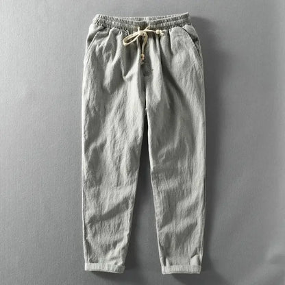 EUSEBIO | PANTALONE DA UOMO IN LINO