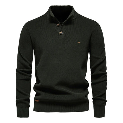 ROSSI ROMA™ | MAGLIONE DA UOMO CON DESIGN A BOTTONI