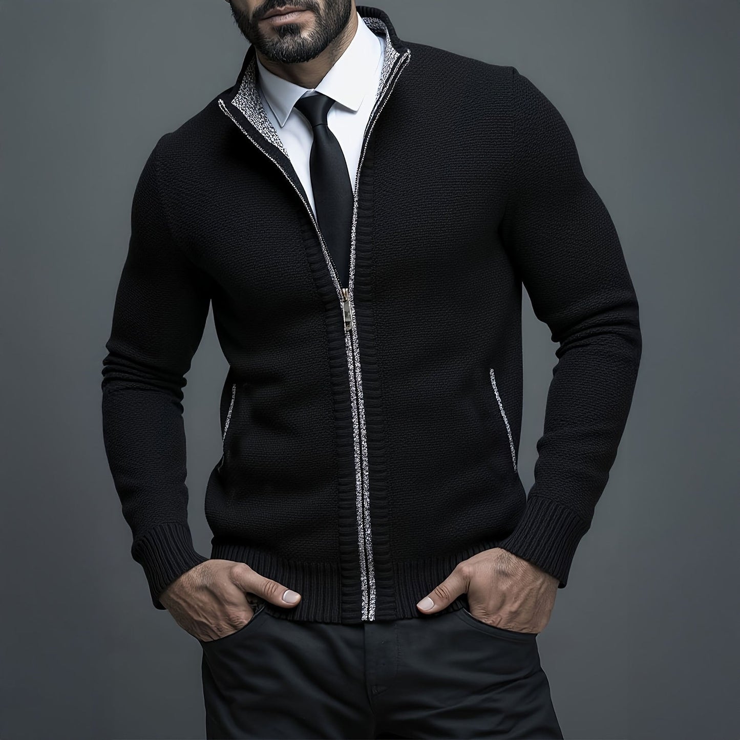 ROSSI ROMA | GILET DA UOMO DI LUSSO CON CHIUSURA A ZIP