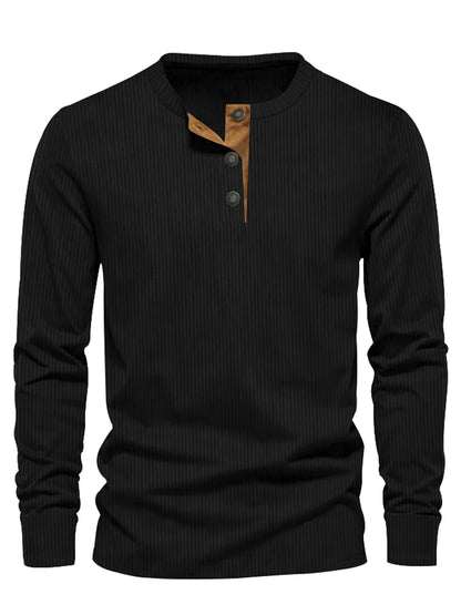 STEFANO | MAGLIA A MANICHE LUNGHE A RIGHE