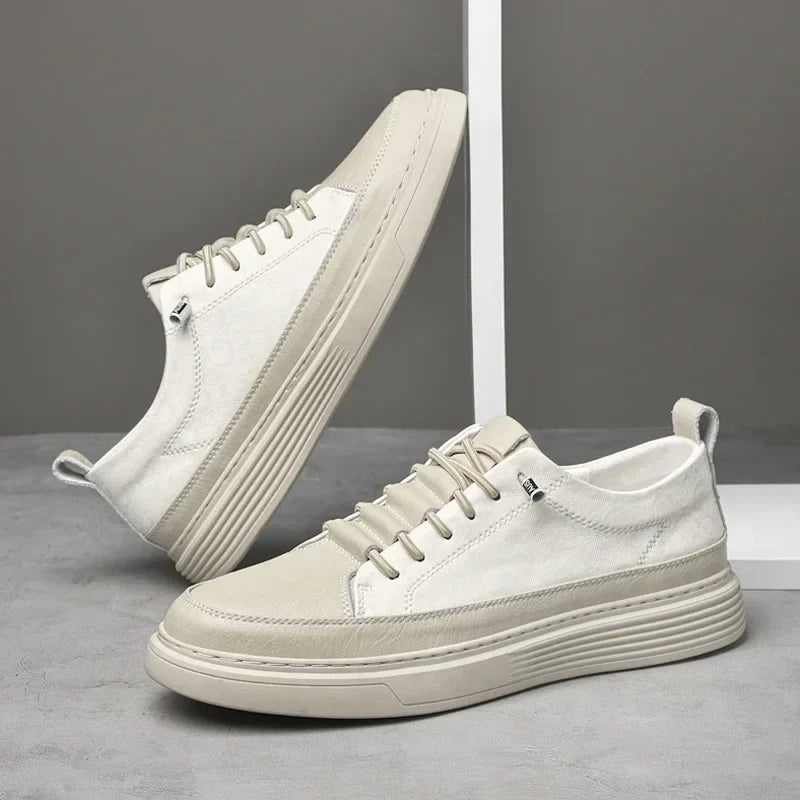 GIULIANO | SCARPE DA GINNASTICA IN PELLE ITALIANA