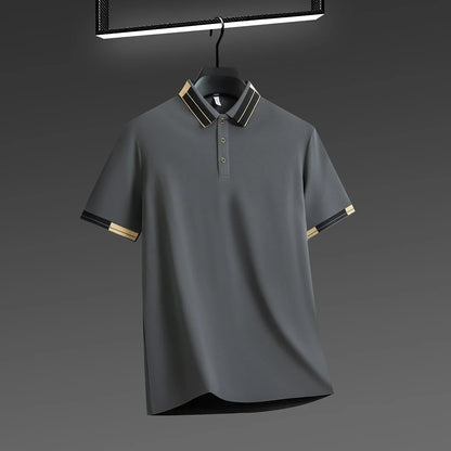 ROSSI ROMA™ | POLO CON FINITURE A CONTRASTO