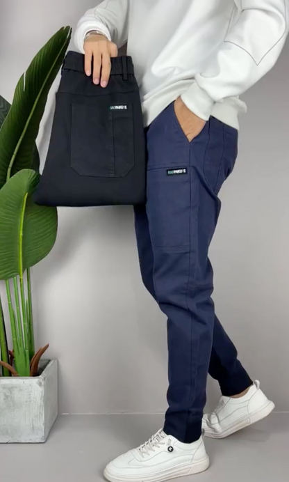 CLAUDIO | PANTALONE CARGO STRETCH PREMIUM