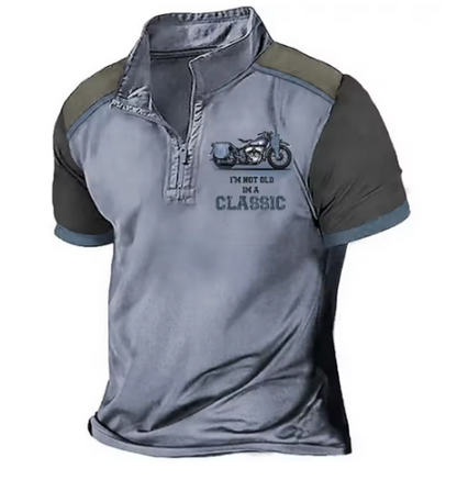 MARTINO | POLO DALLA STILE VINTAGE MOTO