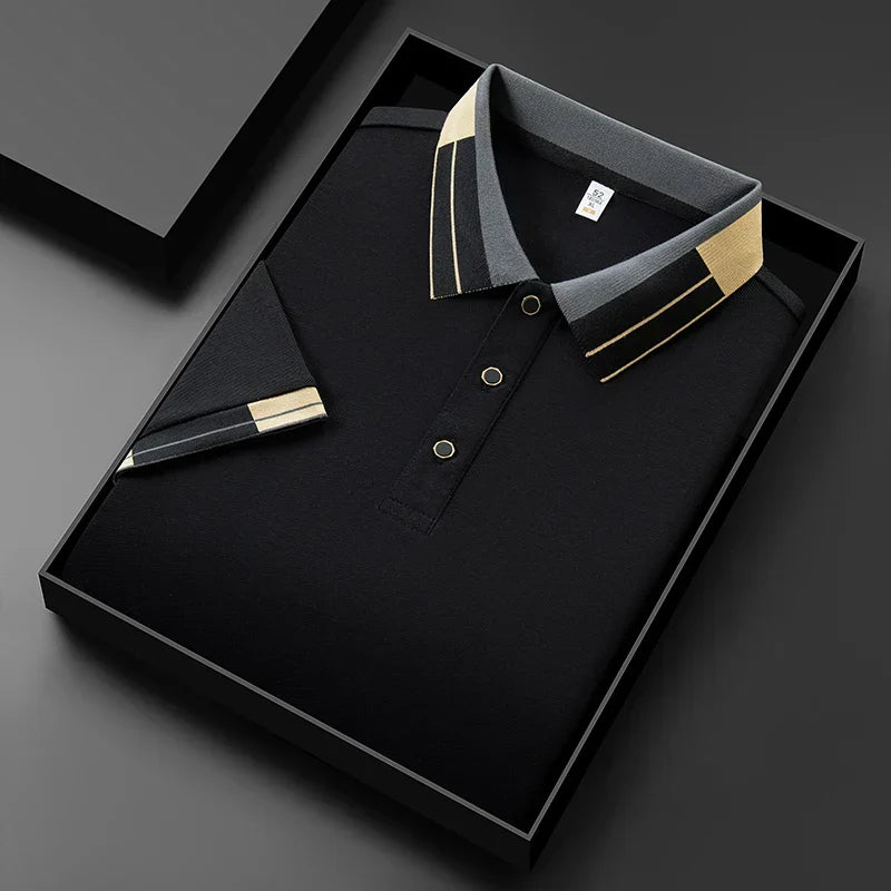 ROSSI ROMA™ | POLO CON FINITURE A CONTRASTO