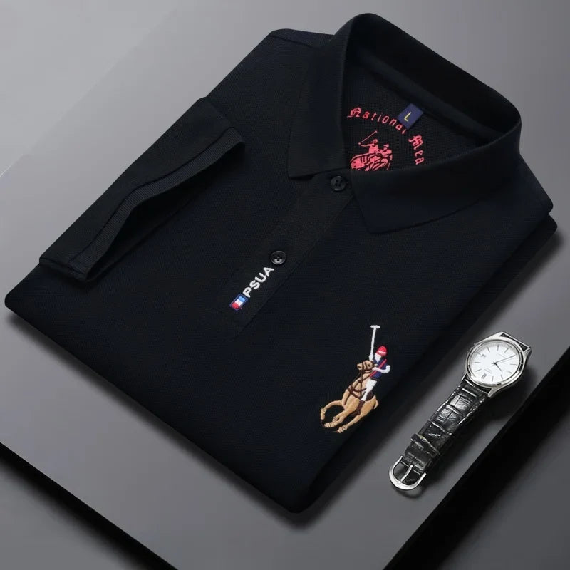 ROSSI ROMA | POLO DI LUSSO CON LOGO