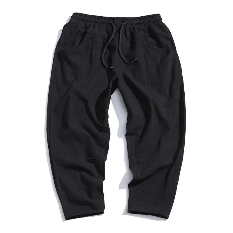 KYOTO | PANTALONI CROPPED IN LINO