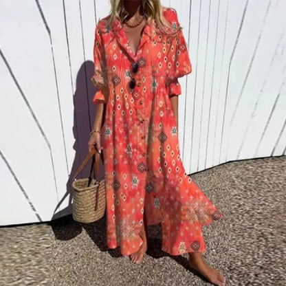 Diara™ | Abito Primaverile Bohemian Luxe
