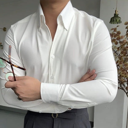 LUGINO | CAMICIA ATLETICA ITALIANA DA UOMO IN BAMBÙ