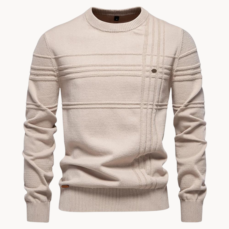 ROSSI ROMA™ | MAGLIA DA UOMO CON DISEGNO A QUADRI