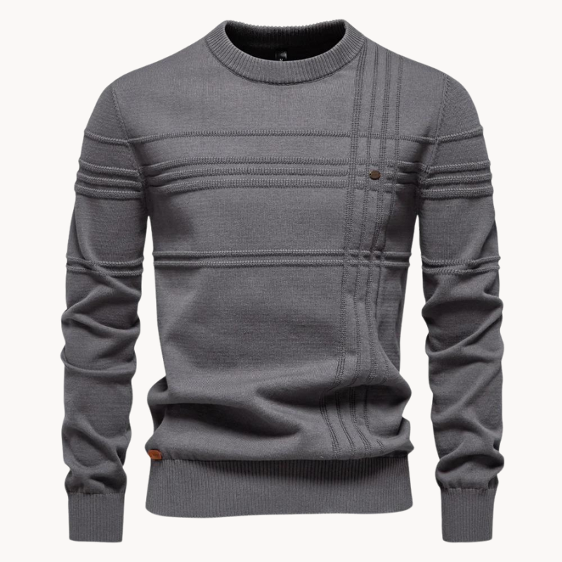 ROSSI ROMA™ | MAGLIA DA UOMO CON DISEGNO A QUADRI