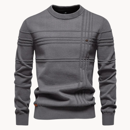 ROSSI ROMA™ | MAGLIA DA UOMO CON DISEGNO A QUADRI