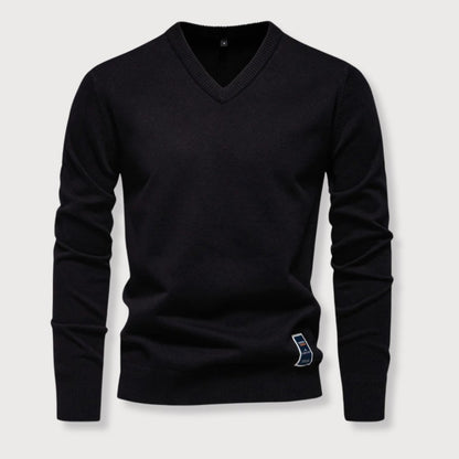 ROSSI ROMA™ | MAGLIONE CON SCOLLO A V