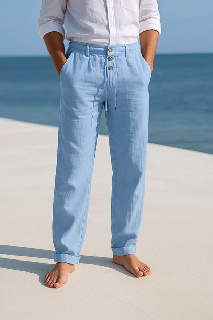 MATTEO | PANTALONE ESTIVO IN LINO LEGGERO