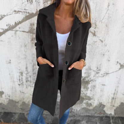 Clara™ – Cappotto in Maglia Elegante