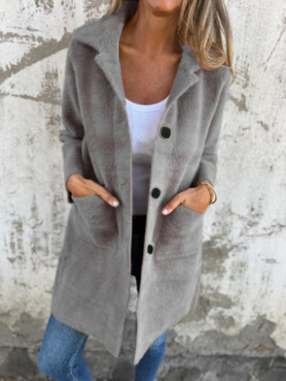 Clara™ – Cappotto in Maglia Elegante