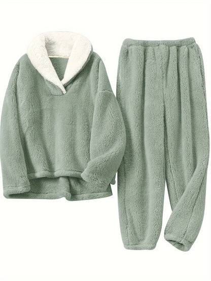Alessia | Completo da Loungewear in Flanella