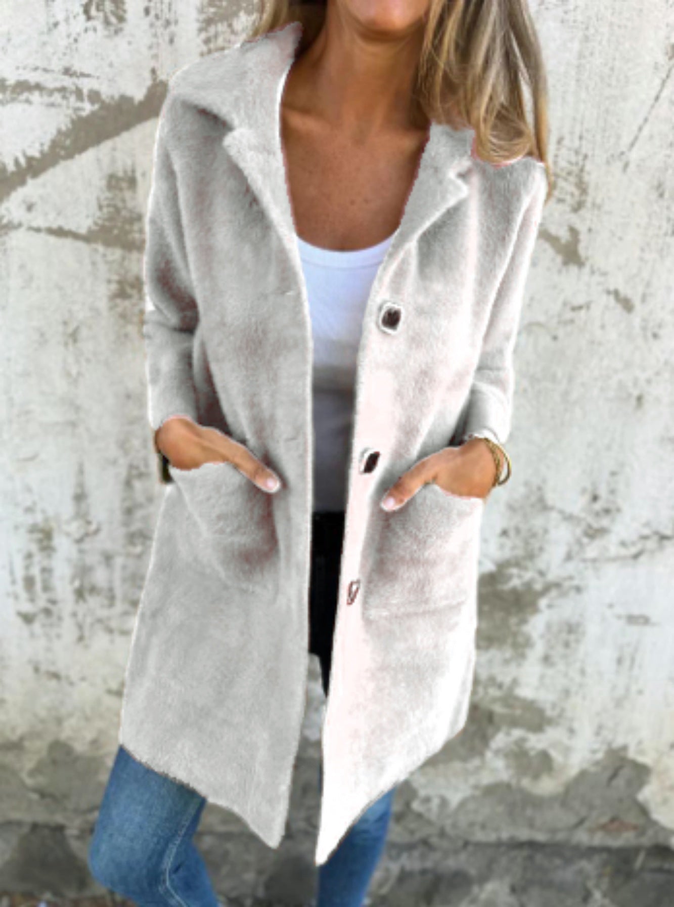 Clara™ – Cappotto in Maglia Elegante