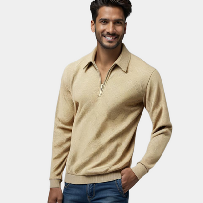 LAZZARO | PULLOVER ELEGANTE CON COLLETTO