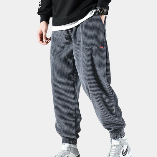 FILIPPO | PANTALONI JOGGING IN CORDOLO STILOSI