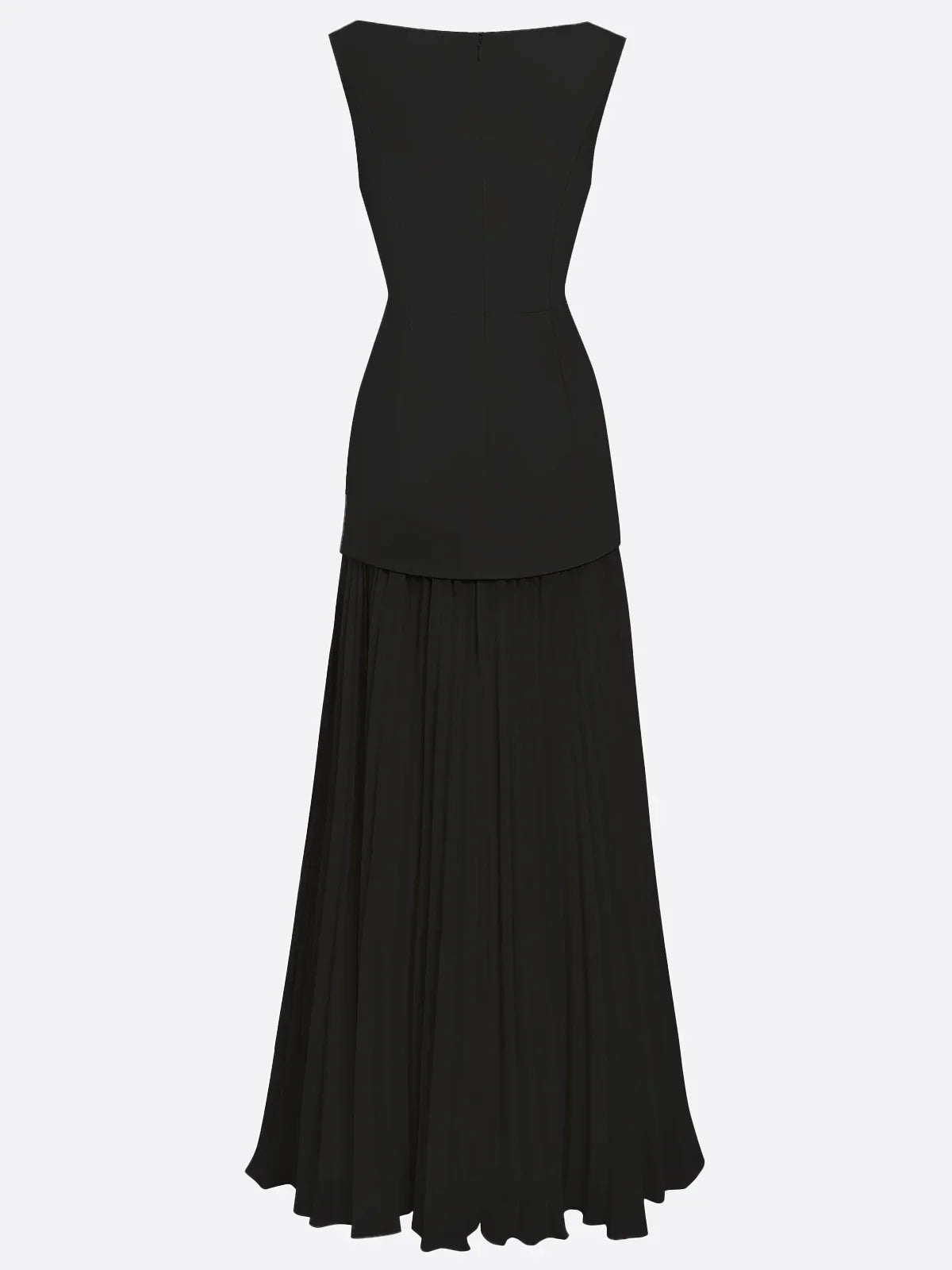 ELVIRA™ | Vestito lungo plissettato di design